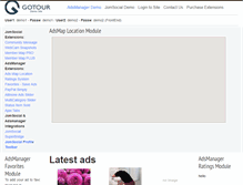Tablet Screenshot of extensions.gotour.it